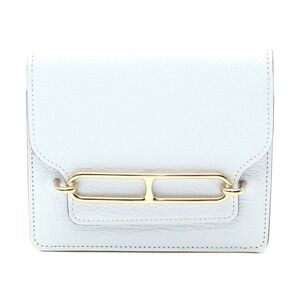 Hermes Chevre Leather Slim Bifold Wallet
